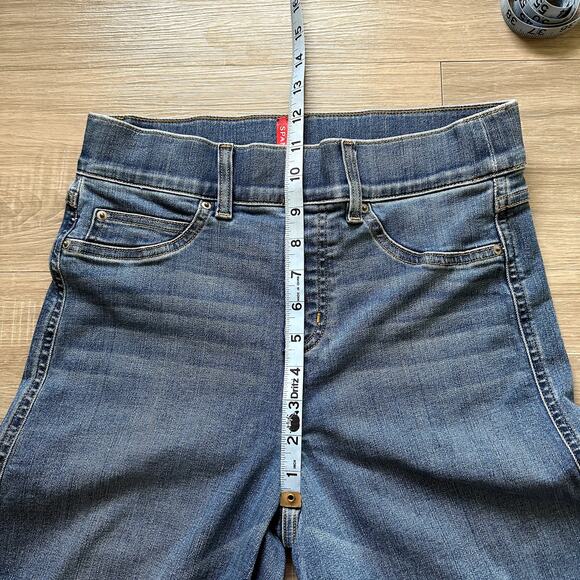 Spanx Seamed Front Wide Leg Jeans Size Small - Picture 14 of 15